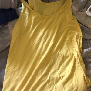 Yellow tank top. Small